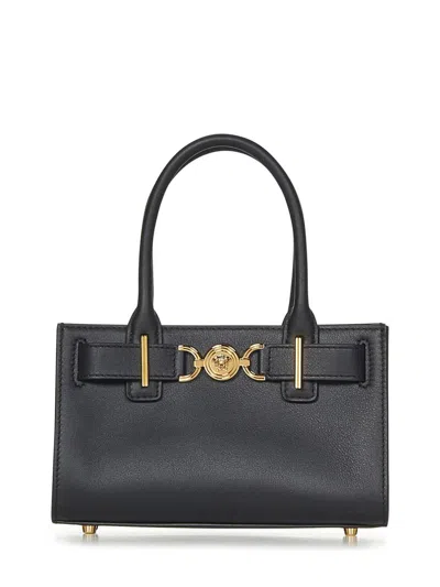Versace Small Medusa '95 Tote In Black