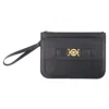 Versace Small Medusa Biggie Clutch -  - Leather - Black In Black
