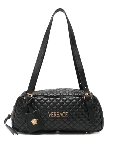 Versace Small Quilted Shoulder Bag