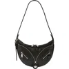 Versace Small Repeat Leather Hobo Bag In Multi