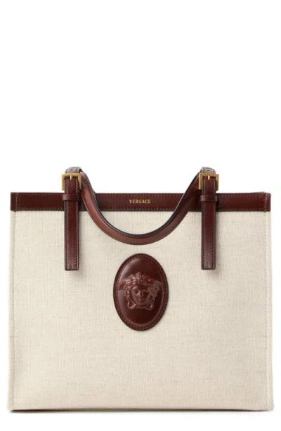 Versace Small Rivière Canvas Tote