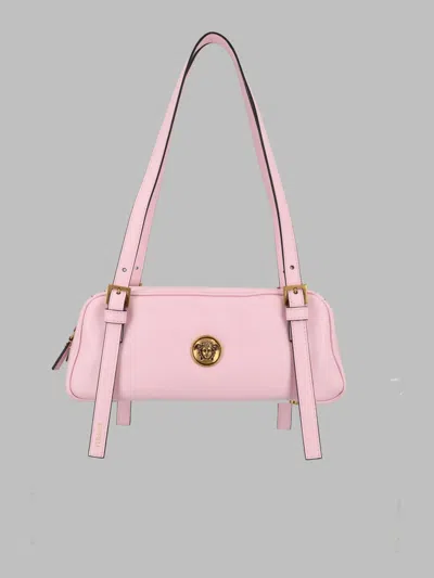 Versace Small Shoulder Bag With Signature Style In Pink