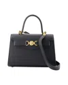 Versace Small Top Handle Bag -  - Leather - Black In Black