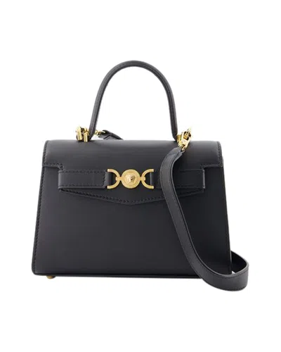Versace Small Top Handle Bag -  - Leather - Black