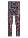 Versace Snakeskin-print Leggings In Multi