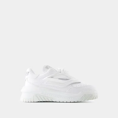 VERSACE SNEAKERS - VERSACE - CUIR - BLANC