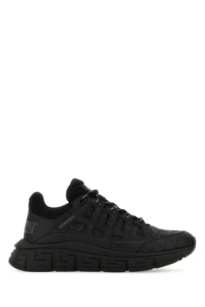 Versace Sneakers Trigreca In Black