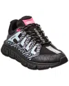 Versace Patterned Fabric Sneaker In Black