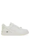 Versace Sneakers With Embossed Logo In White