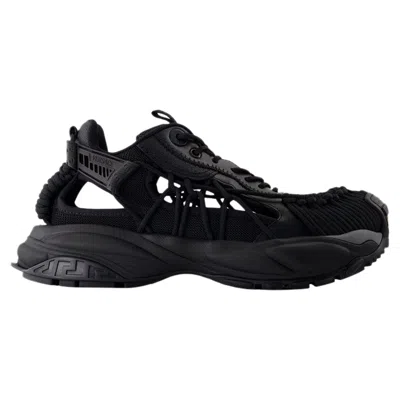 Versace Sneakers Low Top In Black