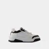 Versace Woman Sneakers White Size 7 Leather In Black