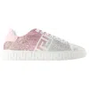 Versace "greca Sneakers With Gradient In White