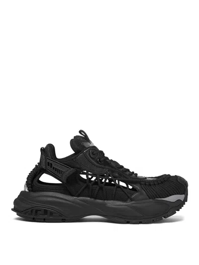 Versace Mercury M Vs 01 Sneakers In Black
