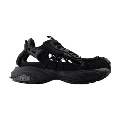 Versace Mercury M Vs 01 Sneakers In Black