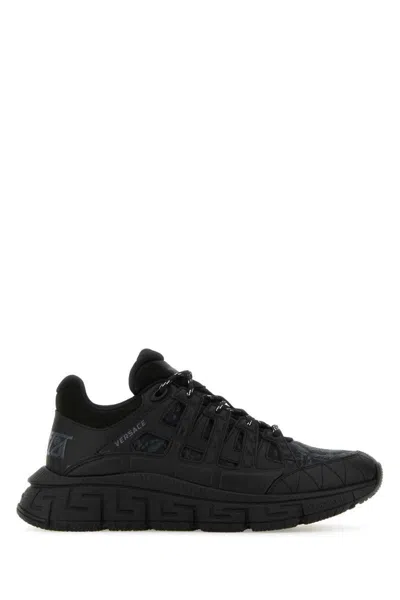 Versace Sneakers In Black