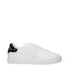 Versace Leopard-print Heel Sneaker In White
