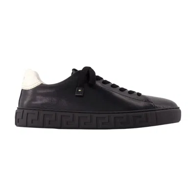 VERSACE VERSACE SNEAKERS -  - LEATHER - BLACK