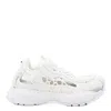 Versace Panelled White Sneakers With Cut-out Detailing In White