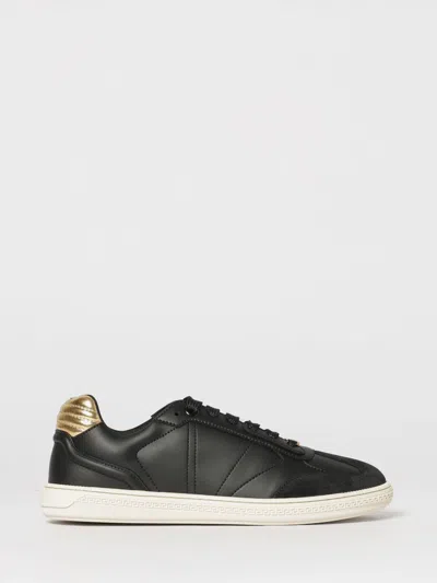 VERSACE VERSACE GRECA NEW COURT LEATHER SNEAKERS