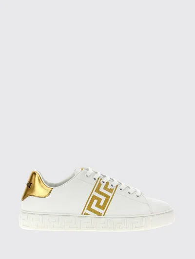 Versace Sneakers  Men Color Gold In White