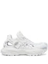 Versace White Sneakers With Panelled Design And Cut-out In White