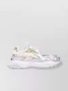 Versace Sneakers Mesh Upper Eva Cushioned Soles In White