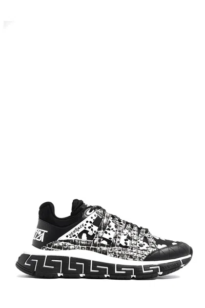 Versace Sneakers Multicolor In Black