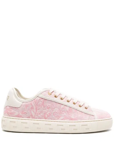 Versace Trainers In Pink