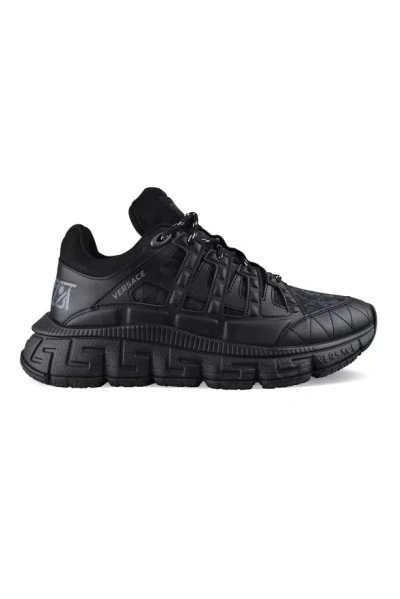 Versace Sneakers Trigreca In Black