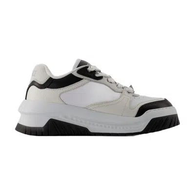 Versace Sneakers  Leather Black/white