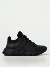 Versace Trigreca Sneakers With Baroque Jacquard Motif In Black