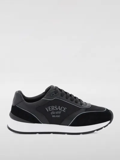 Versace Sneakers  Men Color Black