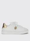 Versace Sneakers With Greek Key Motif In White