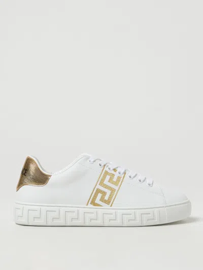 VERSACE SNEAKERS VERSACE WOMAN COLOR WHITE,F44772001