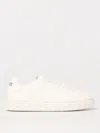Versace Women Greca Print Leather Sneakers In Weiss