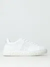 Versace 'greca Crystal Sneakers In Weiss