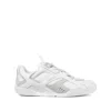 Versace Metallic Galaxia Sneakers In Silver