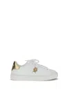 Versace Greek-key Emblem Sneakers In White