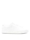 Versace Greca Faux-leather Sneakers In White