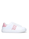 Versace Embroidered Greca Leather Sneaker In White