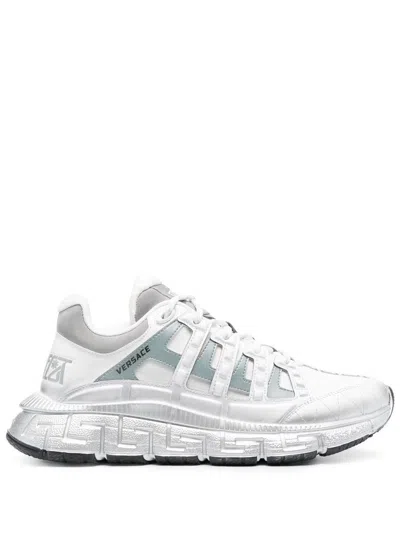 Versace Trigreca Sneakers In White