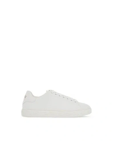 Versace Sneakers White Size 11 Calfskin