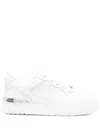 Versace Sneakers With Embossed Logo In White