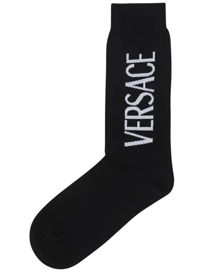 Versace Socks In Black
