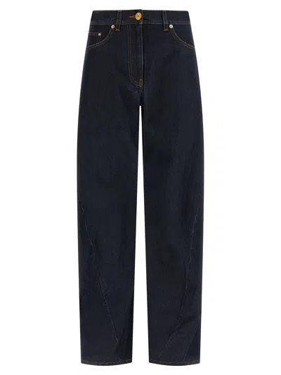 Versace Soft Wash Jeans In Blue