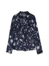 Versace Solar System Shirt In Blue