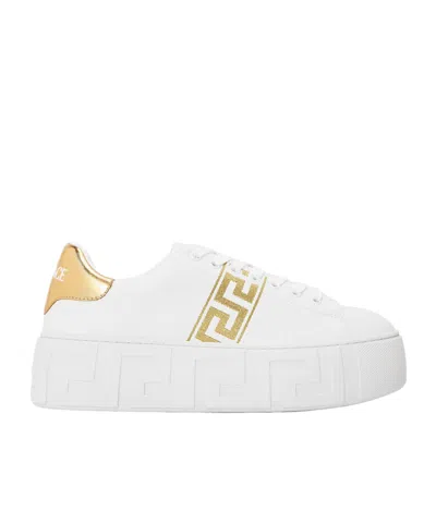 VERSACE SOLID COLOR SNEAKERS