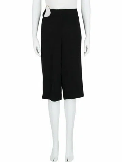 Pre-owned Versace Solid Pants W/ Tags In Black