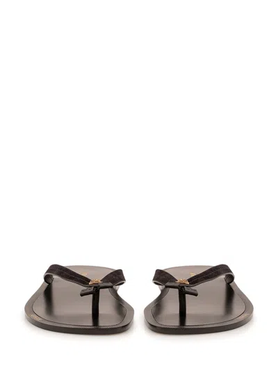 Versace Sophisticated Sandals In Burgundy