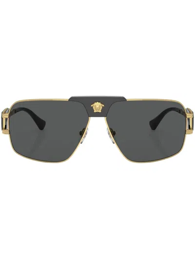 Versace Special Project Square-frame Sunglasses In Onul